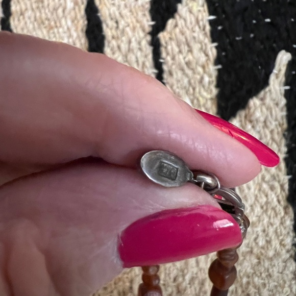 ❤️ Vintage Barse 925 Green Turquoise Beaded Necklace with Pendant 18+2.5” - Picture 9 of 12